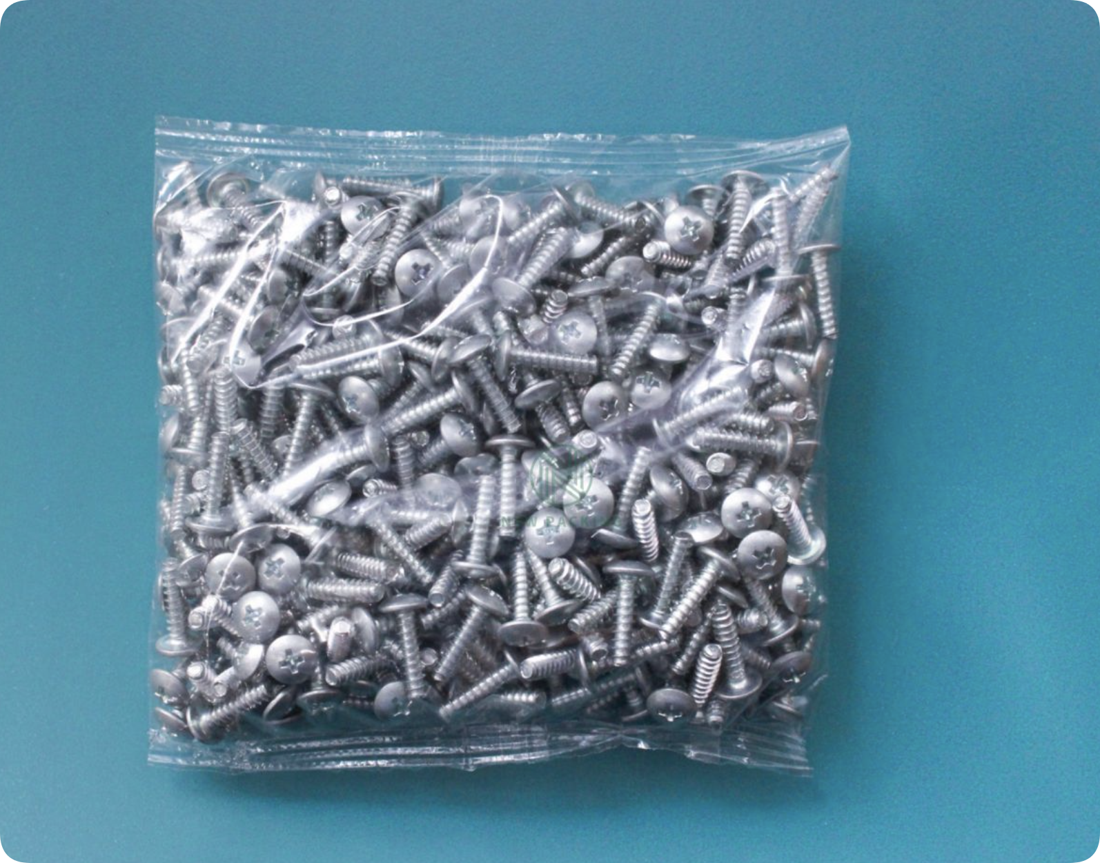 Embalaje de bolsas de polietileno con tornillos